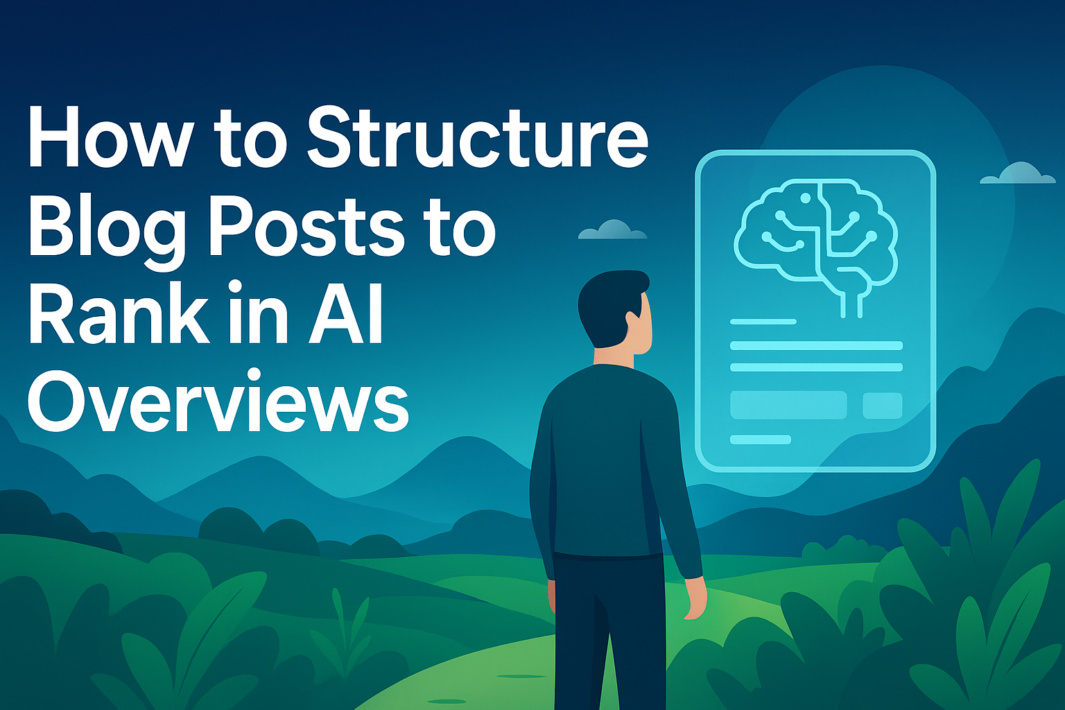 How to Structure Blog Posts to Rank in AI Overviews